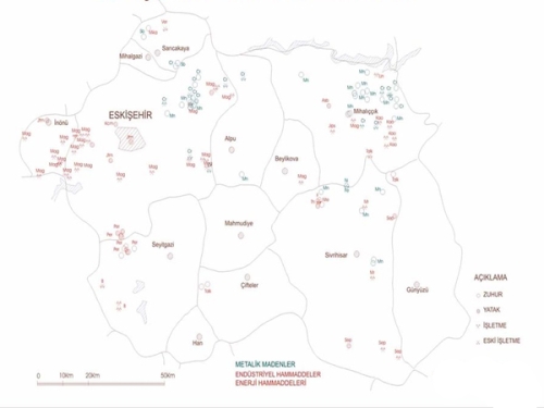 Kum ve Maden Ocağı Haritaları